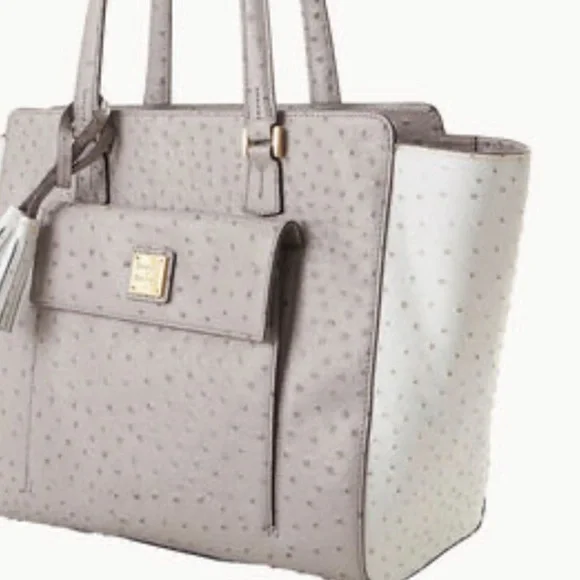 Large Ostrich East West Shopper - Picture 9 of 13